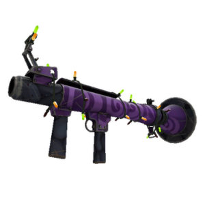 Unusual Festivized Portal Plastered Rocket Launcher (Field-Tested)
